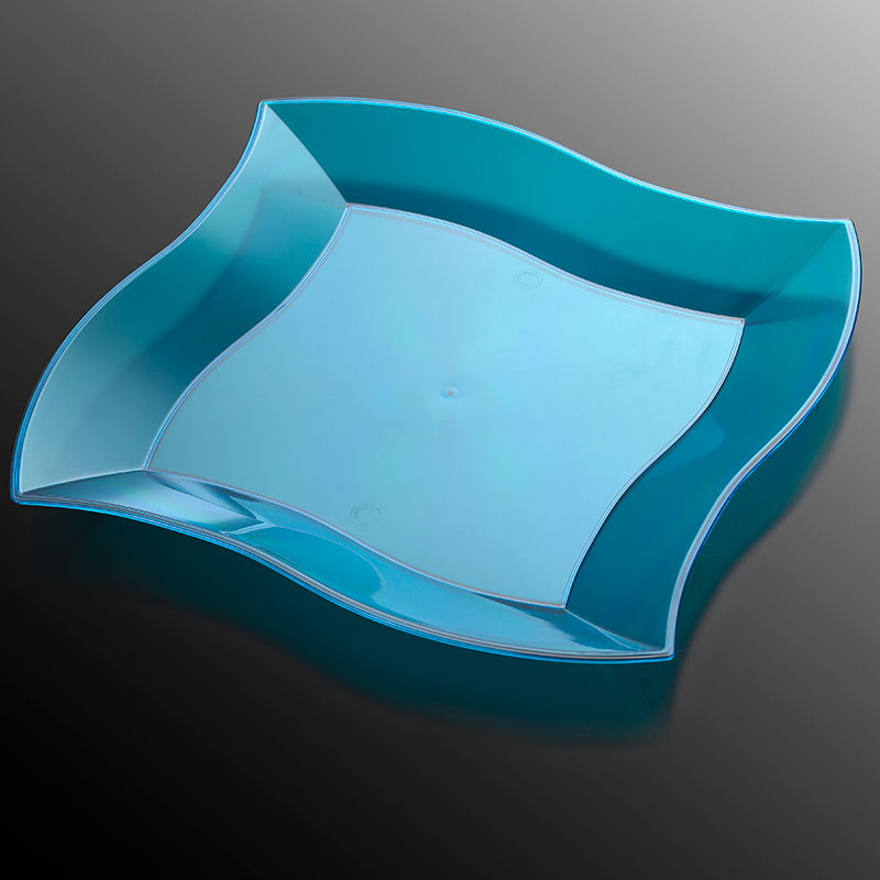 Solid Plastic Irregular Plate